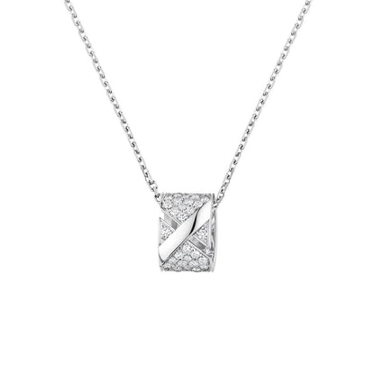 [✨ROSE✨]LIENS EVIDENCE DIAMOND PAVED NECKLACE