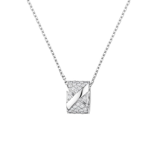 [✨ROSE✨]LIENS EVIDENCE DIAMOND PAVED NECKLACE