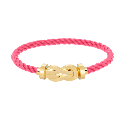 [✨ROSE✨]CHANCE LARGE 8 FIGURE BUCKLE NO DIAMOND BRACELET GOLD
