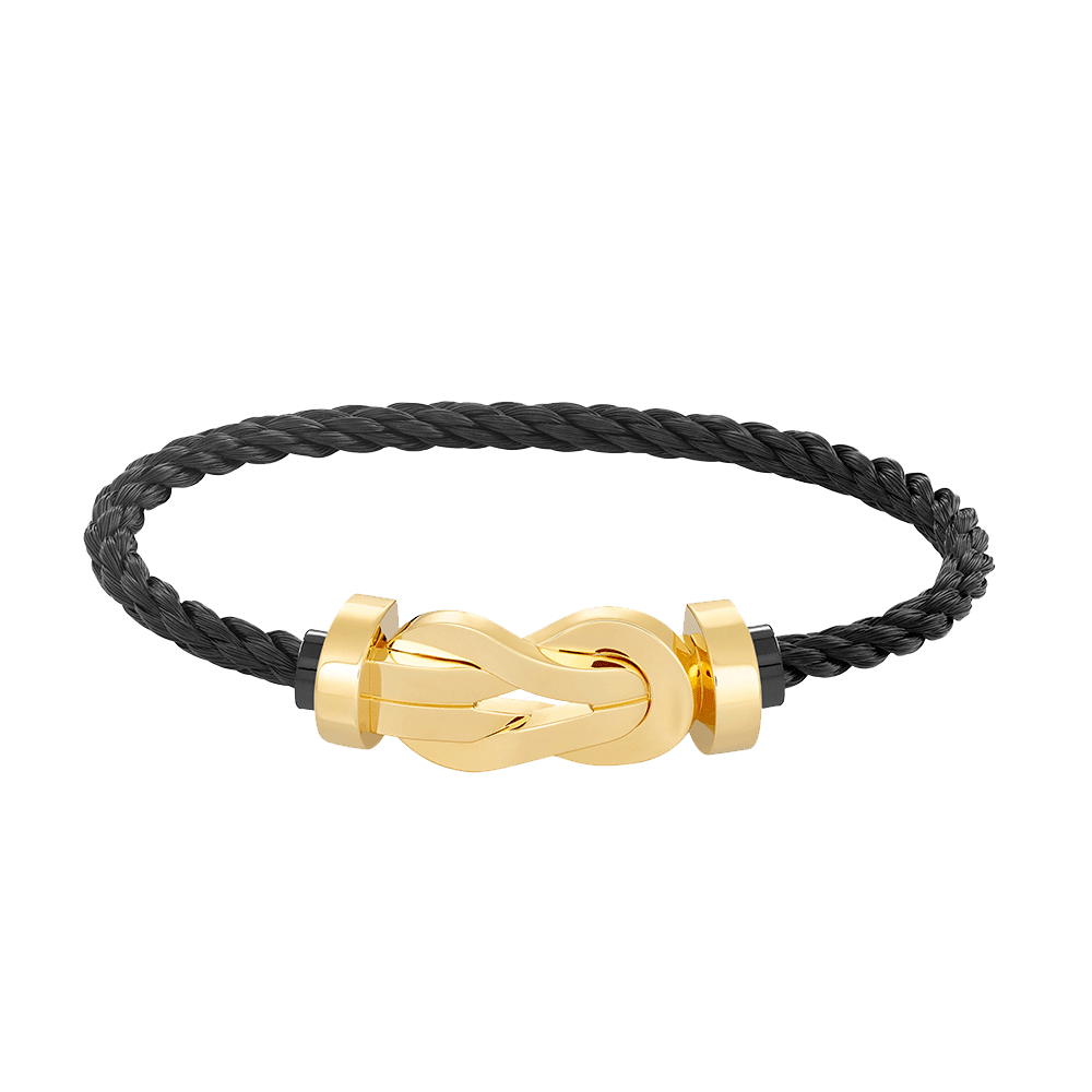 [✨ROSE✨]CHANCE LARGE 8 FIGURE BUCKLE NO DIAMOND BRACELET GOLD
