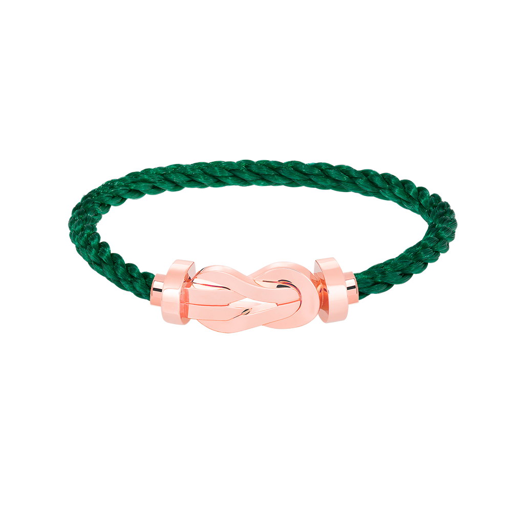 [✨ROSE✨]CHANCE LARGE 8 FIGURE BUCKLE NO DIAMOND BRACELET ROSE GOLD