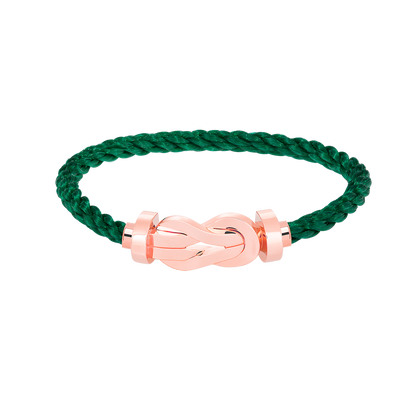 [✨ROSE✨]CHANCE LARGE 8 FIGURE BUCKLE NO DIAMOND BRACELET ROSE GOLD