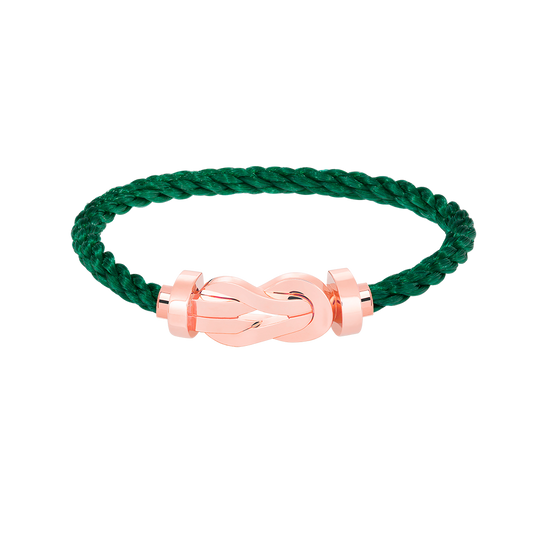 [✨ROSE✨]CHANCE LARGE 8 FIGURE BUCKLE NO DIAMOND BRACELET ROSE GOLD