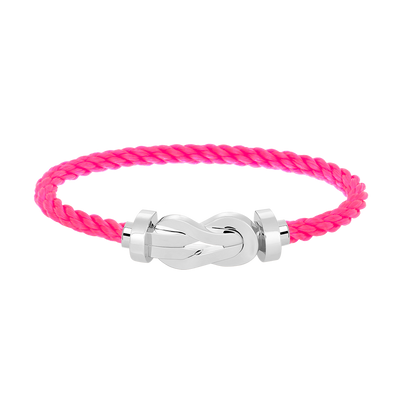 [✨ROSE✨]CHANCE LARGE 8 FIGURE BUCKLE NO DIAMOND BRACELET SILVER