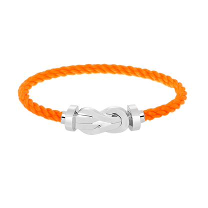 [✨ROSE✨]CHANCE LARGE 8 FIGURE BUCKLE NO DIAMOND BRACELET SILVER