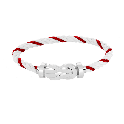 [✨ROSE✨]CHANCE LARGE 8 FIGURE BUCKLE NO DIAMOND BRACELET SILVER