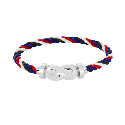[✨ROSE✨]CHANCE LARGE 8 FIGURE BUCKLE NO DIAMOND BRACELET SILVER