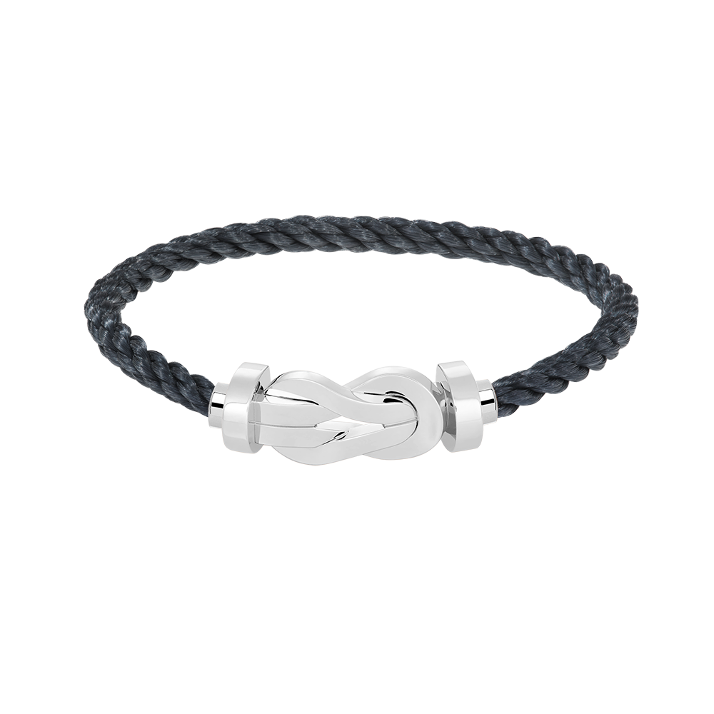 [✨ROSE✨]CHANCE LARGE 8 FIGURE BUCKLE NO DIAMOND BRACELET SILVER