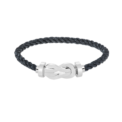 [✨ROSE✨]CHANCE LARGE 8 FIGURE BUCKLE NO DIAMOND BRACELET SILVER