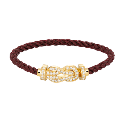 [✨ROSE✨]CHANCE LARGE 8 FIGURE BUCKLE FULLDIAMOND BRACELET GOLD