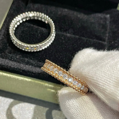 [✨ROSE✨]PERLEE DIAMOND SILVER RING