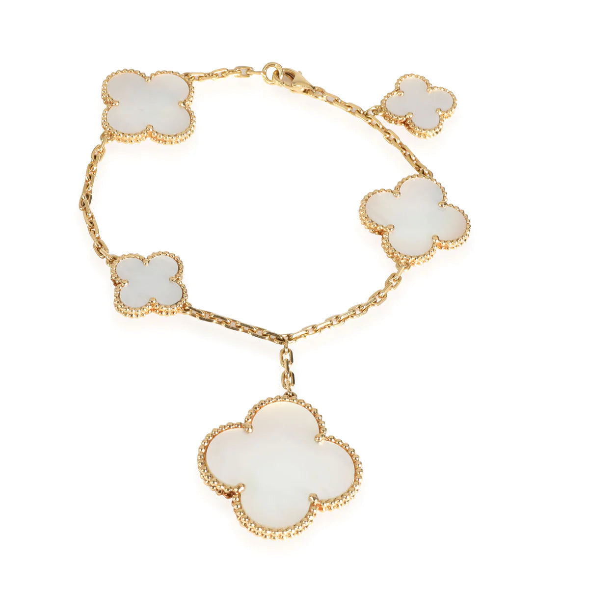 [✨ROSE✨]MAGIC CLOVER MOP GOLD BRACELET 5 MOTIFS