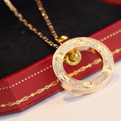 [✨ROSE✨]LOVE NECKLACE ADJUSTABLE ROSE GOLD