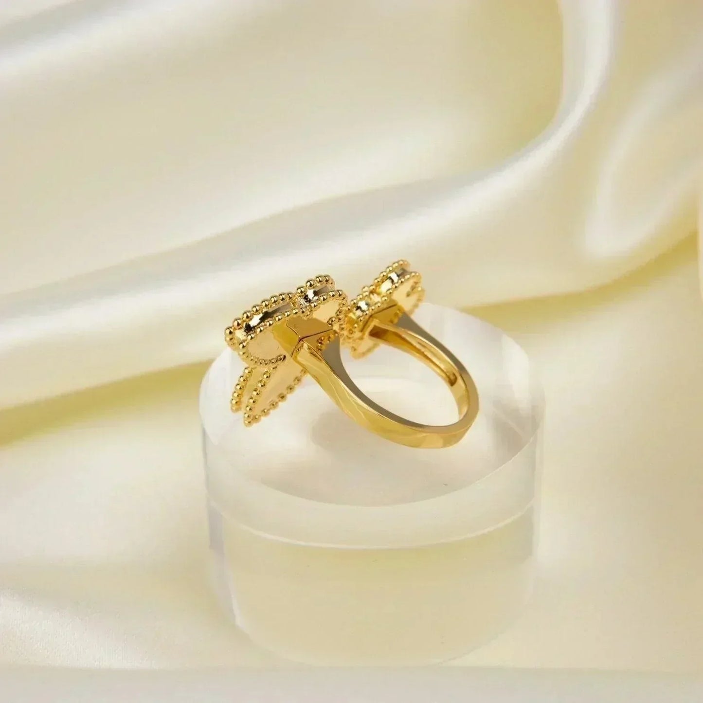[✨ROSE✨]LUCKY BETWEEN THE FINGER RING