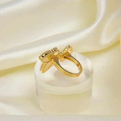 [✨ROSE✨]LUCKY BETWEEN THE FINGER RING
