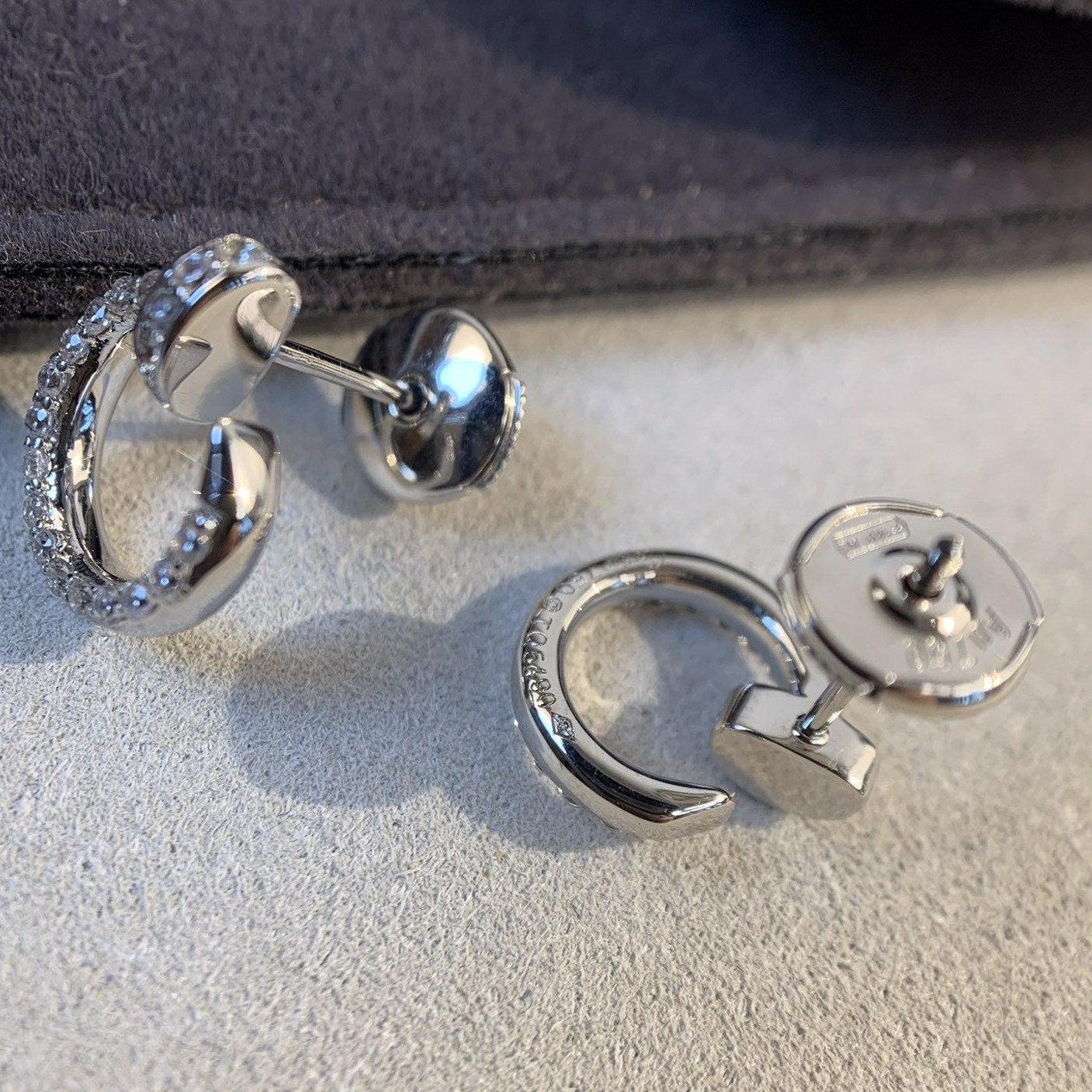 [✨ROSE✨]JUSTE EARRINGS SILVER DIAMONDS
