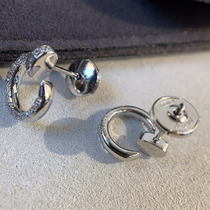[✨ROSE✨]JUSTE EARRINGS SILVER DIAMONDS