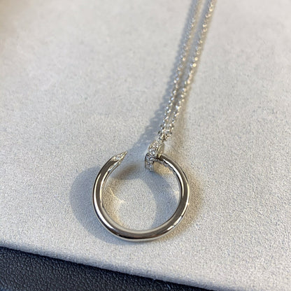 [✨ROSE✨]JUSTE NECKLACE SILVER