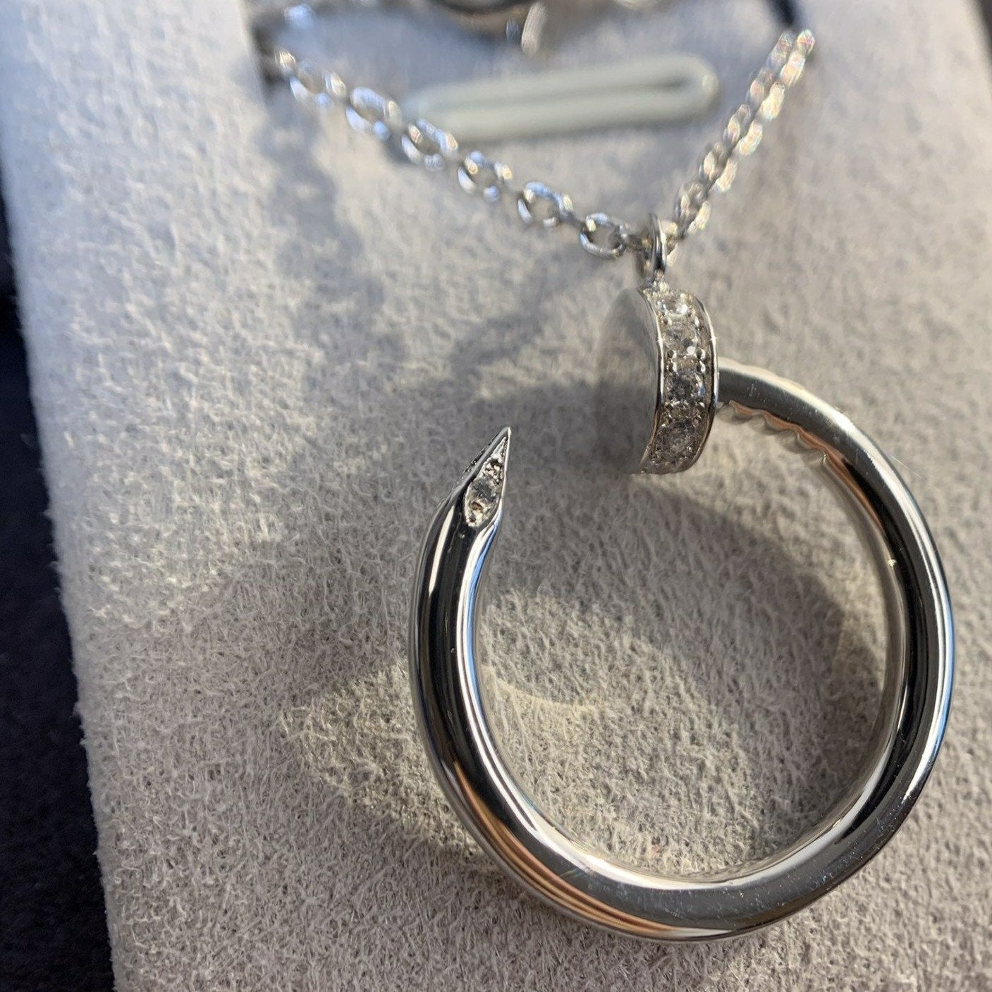 [✨ROSE✨]JUSTE NECKLACE SILVER