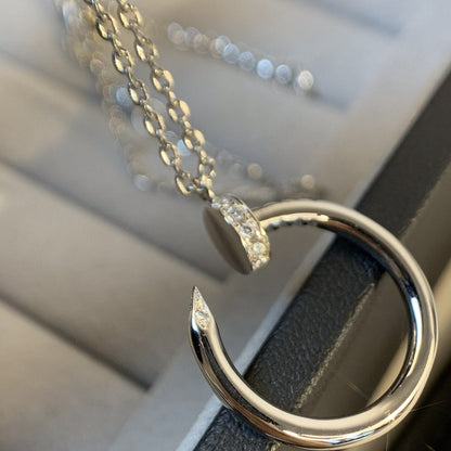 [✨ROSE✨]JUSTE NECKLACE SILVER