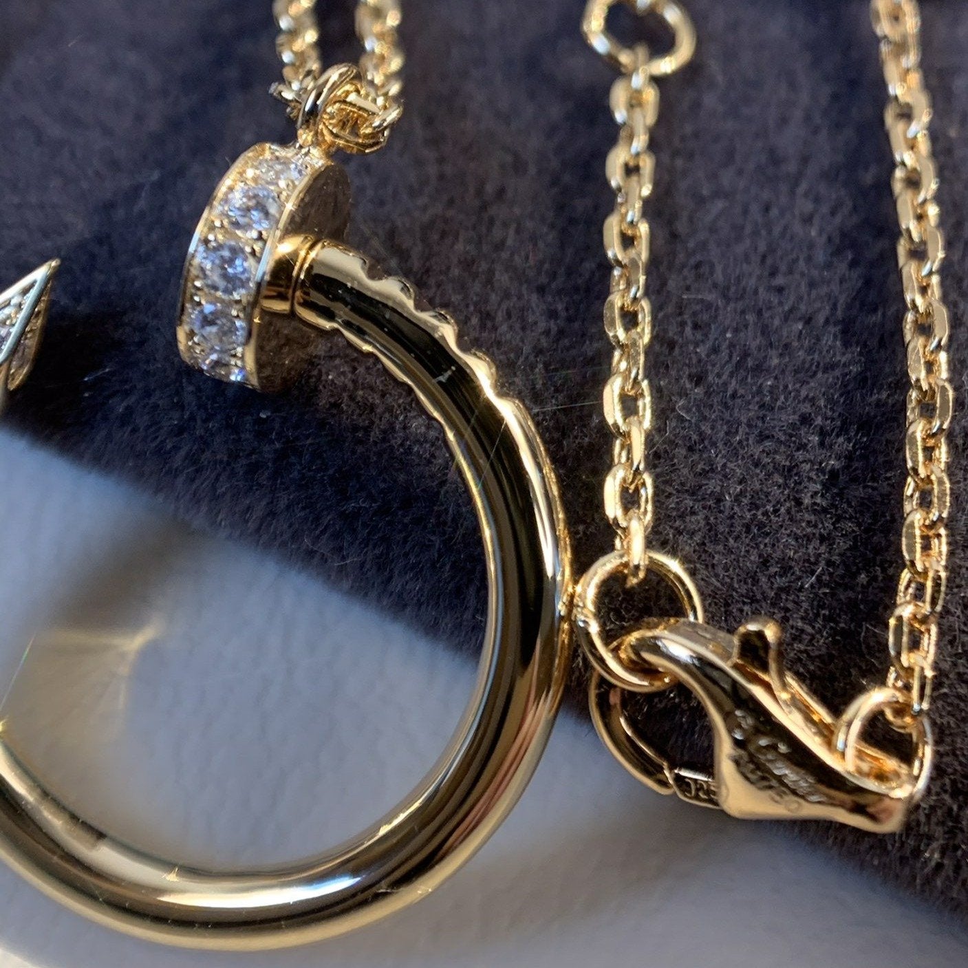 [✨ROSE✨]JUSTE NECKLACE PINK GOLD