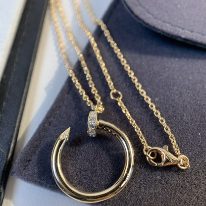[✨ROSE✨]JUSTE NECKLACE PINK GOLD