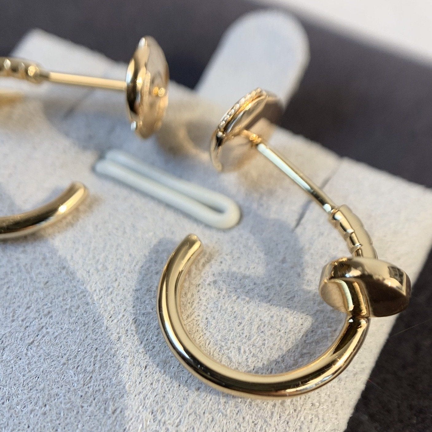 [✨ROSE✨]JUSTE EARRINGS PINK GOLD