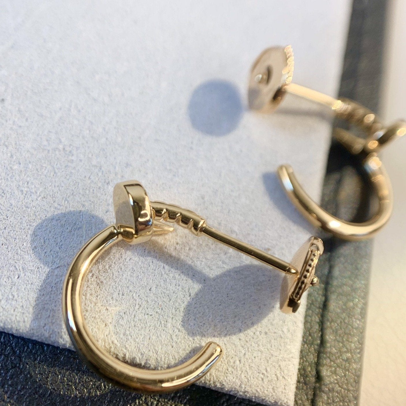 [✨ROSE✨]JUSTE EARRINGS PINK GOLD
