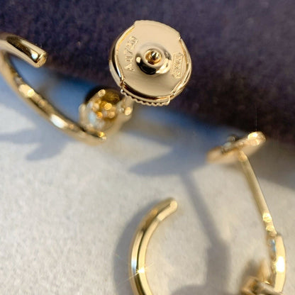 [✨ROSE✨]JUSTE EARRINGS PINK GOLD