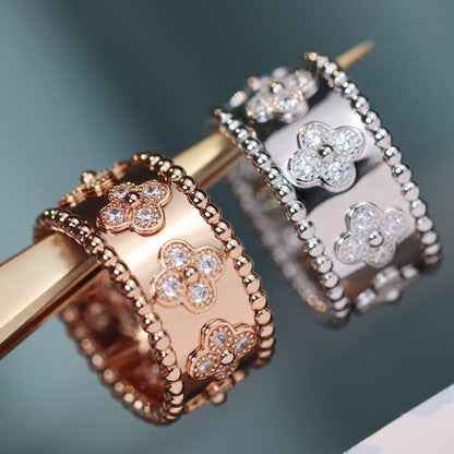 [✨ROSE✨]CLOVER KALEIDOSCOPE RING 10MM