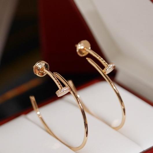 [✨ROSE✨]JUSTE EARRINGS DIAMONDS 1.8MM