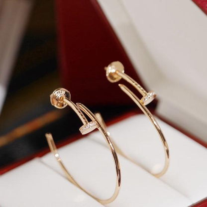 [✨ROSE✨]JUSTE EARRINGS DIAMONDS 1.8MM