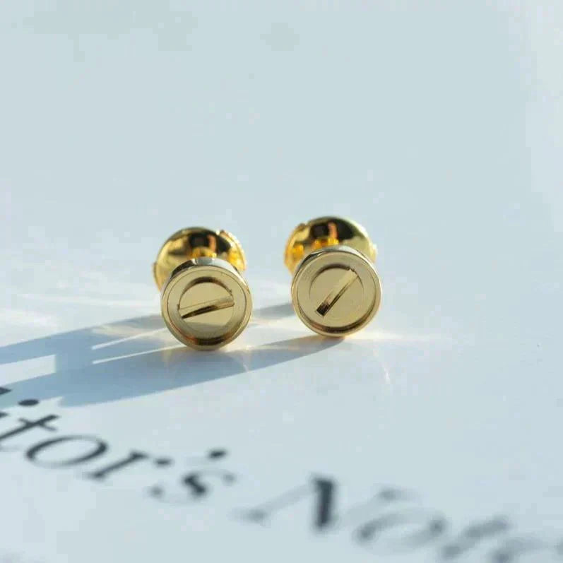 [✨ROSE✨]LOVE EARRINGS GOLD 10MM