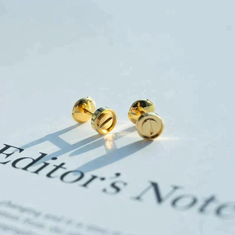 [✨ROSE✨]LOVE EARRINGS GOLD 10MM