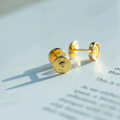 [✨ROSE✨]LOVE EARRINGS GOLD 10MM