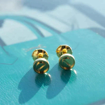[✨ROSE✨]LOVE EARRINGS GOLD 10MM