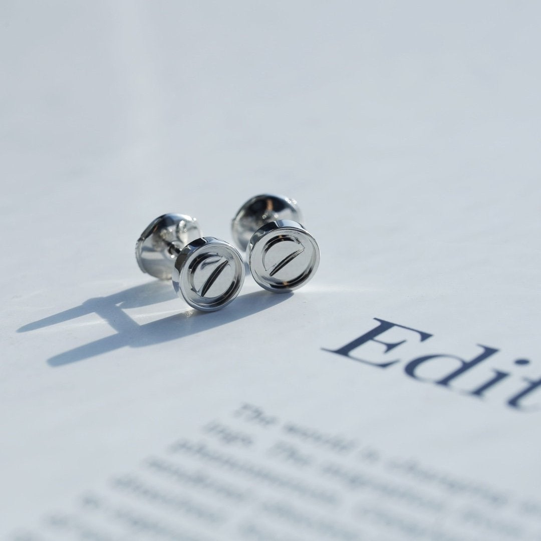 [✨ROSE✨]LOVE EARRINGS SILVER 10MM