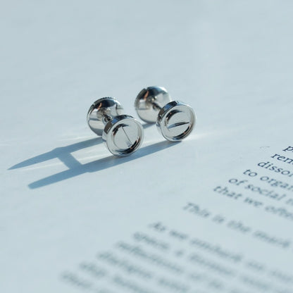 [✨ROSE✨]LOVE EARRINGS SILVER 10MM