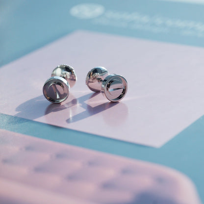[✨ROSE✨]LOVE EARRINGS SILVER 10MM