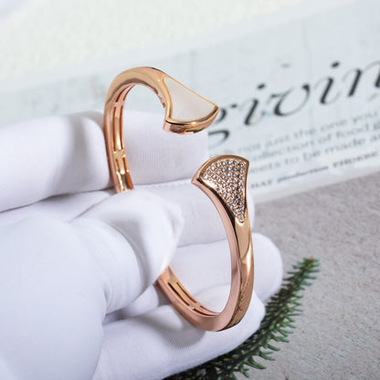 [✨ROSE✨]DREAM BRACELET OPEN PINK GOLD MOP DIAMOND