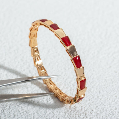 [✨ROSE✨]SERPENTI BRACELET PINK GOLD RUBELLITE