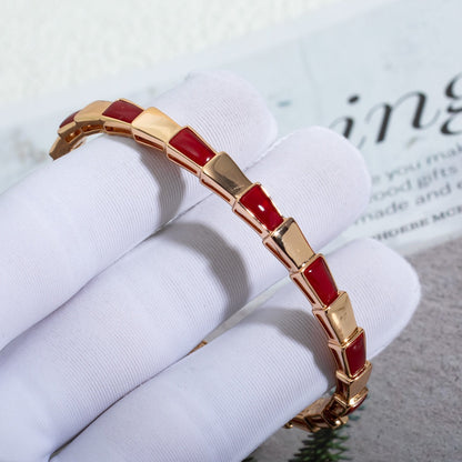 [✨ROSE✨]SERPENTI BRACELET PINK GOLD RUBELLITE