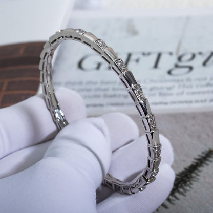 [✨ROSE✨]SERPENTI BRACELET SILVER DIAMOND