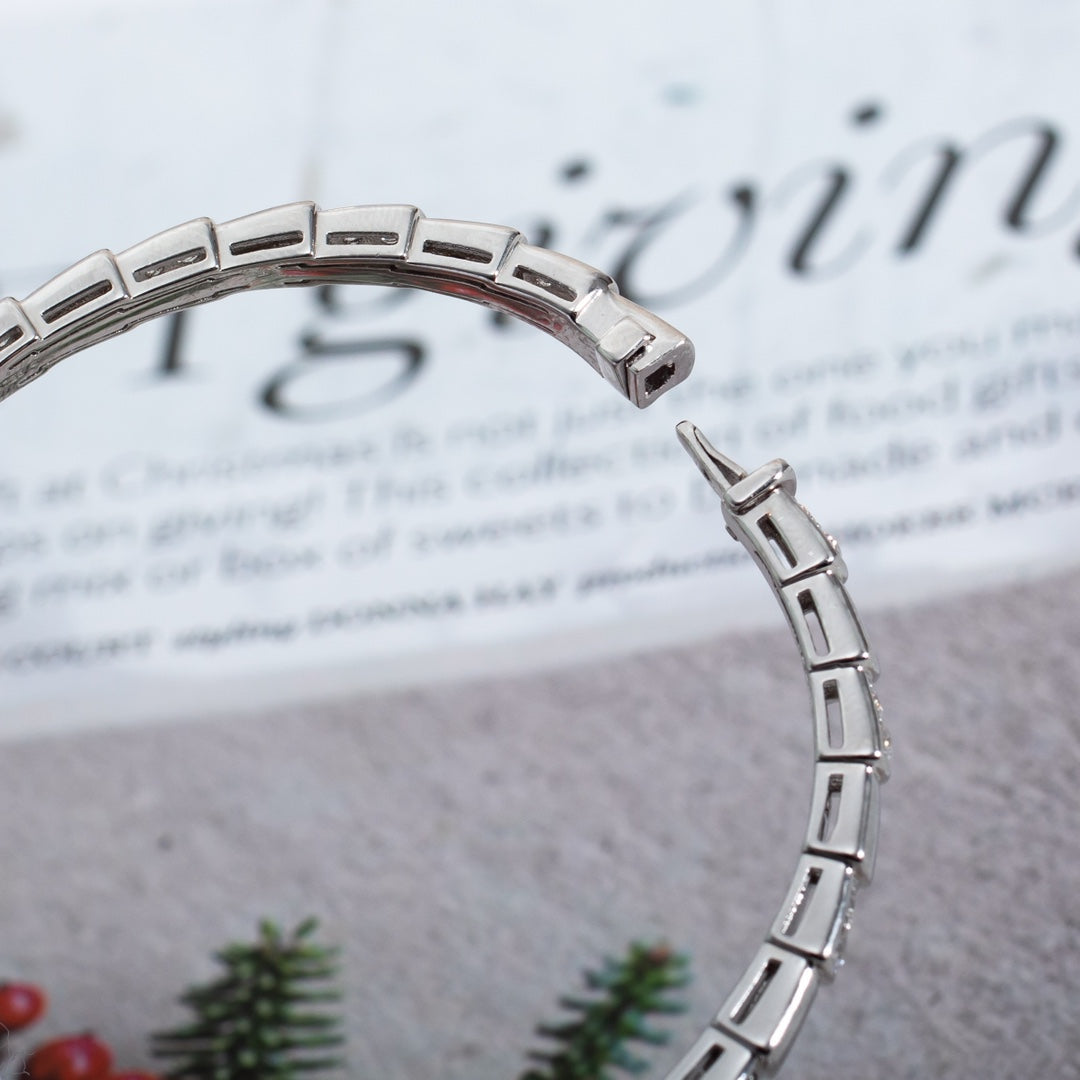 [✨ROSE✨]SERPENTI BRACELET SILVER DIAMOND