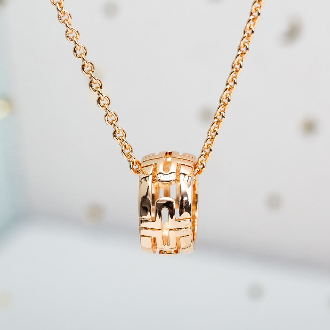 [✨ROSE✨]PARENTESI NECKLACE PINK GOLD