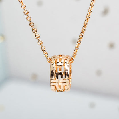 [✨ROSE✨]PARENTESI NECKLACE PINK GOLD