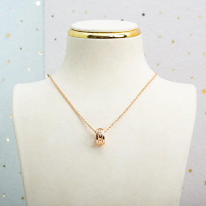 [✨ROSE✨]PARENTESI NECKLACE PINK GOLD