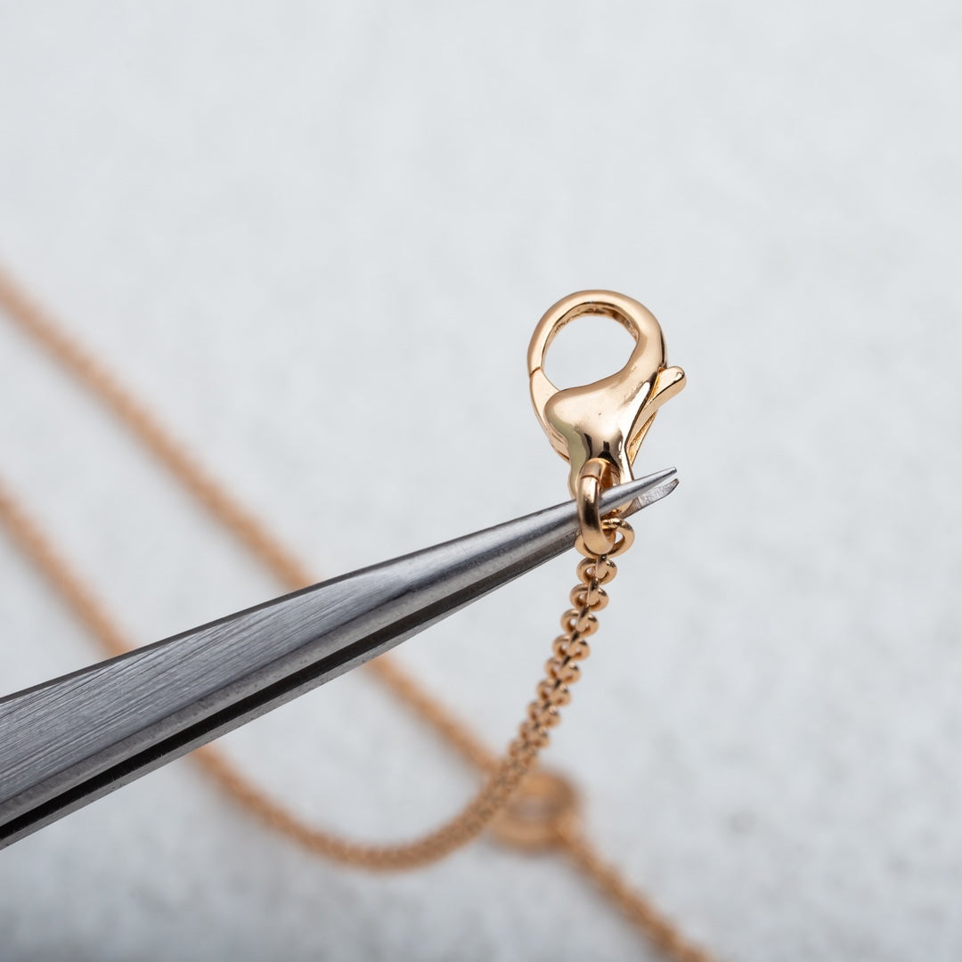 [✨ROSE✨]PARENTESI NECKLACE PINK GOLD