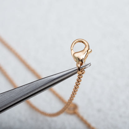 [✨ROSE✨]PARENTESI NECKLACE PINK GOLD