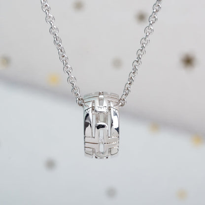 [✨ROSE✨]PARENTESI NECKLACE SILVER